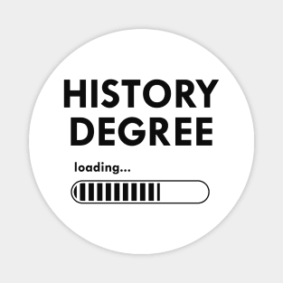 History degree loading Magnet